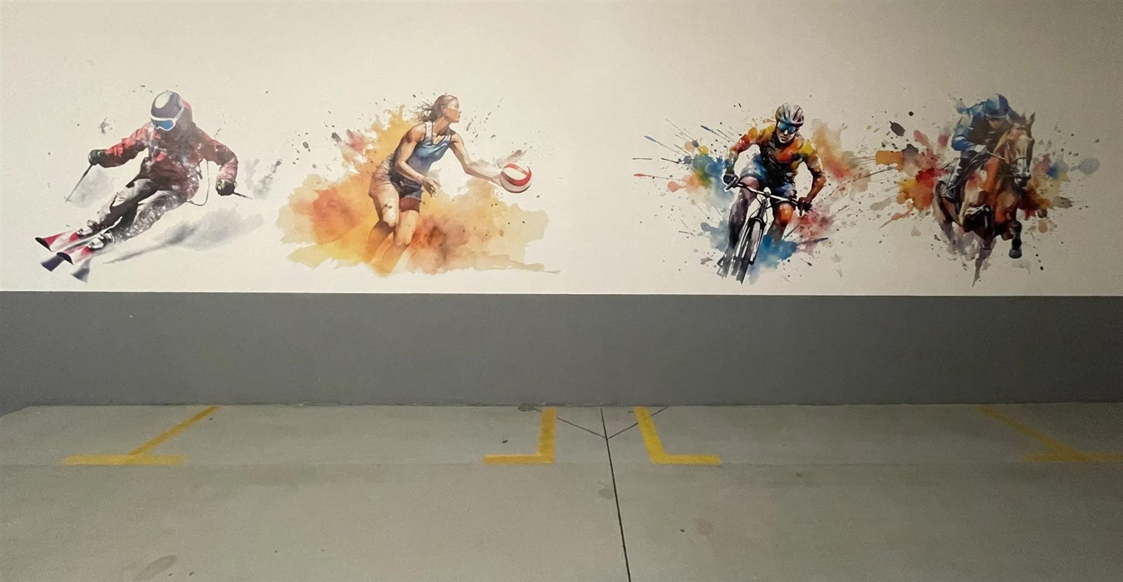 The printing effect of wall printer