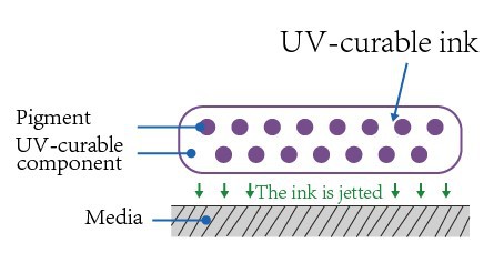 Adhesion Method Of UV Curable Ink