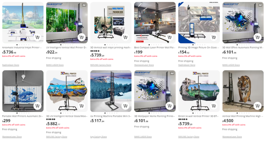 wall printer price